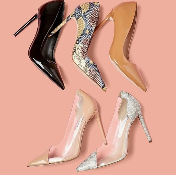 VALA Patent Pointed Toe Stiletto Pumps - Picture 5 of 7